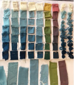 Scala natural (shibori) dyeing : 6, 7 and 8 of April 2022 